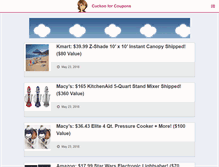 Tablet Screenshot of cuckooforcoupondeals.com